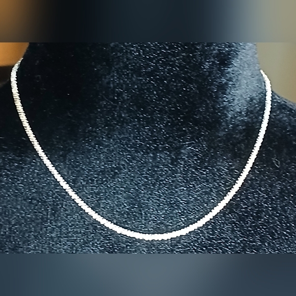 Elegant Women's Silver Necklace. Pure 100 By Danecraft. Made In Italy. - Picture 1 of 7